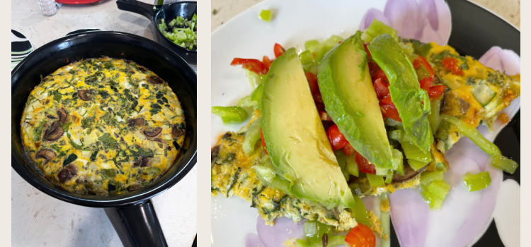 Easier Than Omelettes But Quick and Nutritious Vegetable Frittata